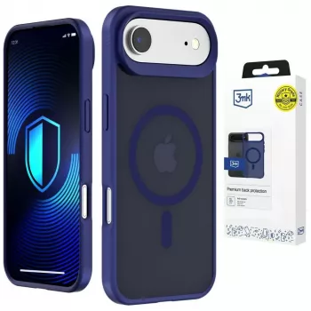 3MK Smoke MagCase pentru Apple iPhone Air - Albastru