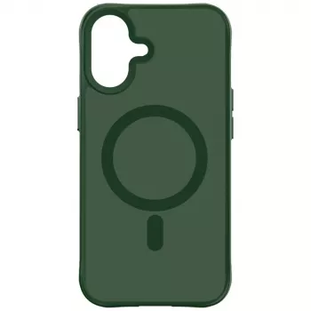 3MK Smoke MagCase pentru Apple iPhone 17 - Husă MagSafe verde translucidă cu protecție la cădere de nivel militar