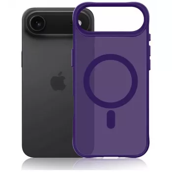 3MK Smoke MagCase Violet pentru Apple iPhone 15 Pro Max – Capac spate MagSafe translucid
