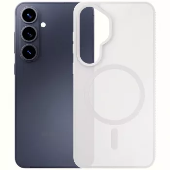 3MK Smoke MagCase pentru Samsung Galaxy S26 - Alb