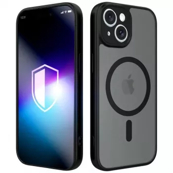 3MK Misty MagCase pentru Apple iPhone 14 - negru
