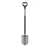 Lopată de grădină ergonomică Fiskars ascuțită cu mâner D din oțel bor 1200mm