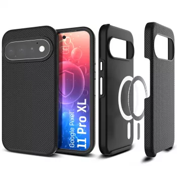 3mk Hardy Shockproof MagCase pentru Google Pixel 11 Pro XL - transparent