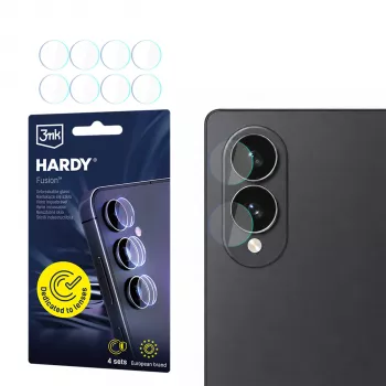 3MK Hardy Fusion protecție lentilă pentru Samsung Galaxy Z Fold 8 – protecție lentilă cameră din sticlă hibridă 9H (transparent)