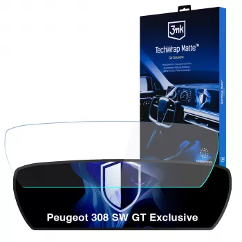 3MK PROTECTION TechWrap folie de protecție mată pentru bordul instrumentelor pentru Peugeot 308 SW GT Exclusive