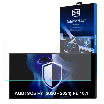 Folie de protecție pentru ecran 3MK PROTECTION TechWrap Matte pentru display central 10,1 inch Audi SQ5 FY Facelift (2020-2024)