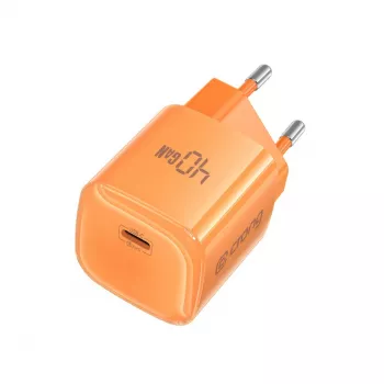 Crong NEO GaN Charger 40W USB-C PD 3.2 with AVS (Orange)
