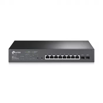 Switch PoE smart Gigabit TP-Link JetStream 10 porturi cu 8 porturi PoE+