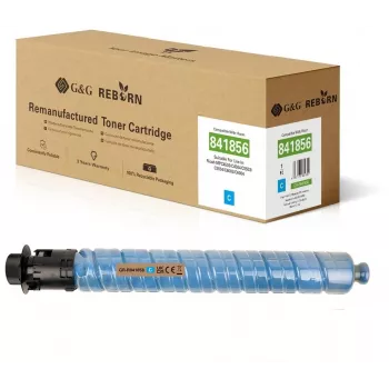 G&G GR-R841856 Toner Cartridge Compatible with Ricoh 841856, 22500 Pages, Cyan