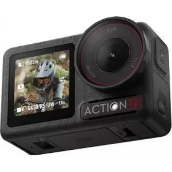 Cameră de acțiune 4K DJI Osmo Action 5 Pro Essential Combo neagră