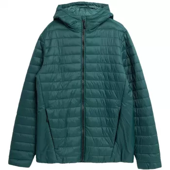 Geacă de puf bărbătească 4F M240 verde 4FAW23TDJAM240
