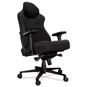 YUMISU 2053 Scaun de birou magnetic, tapițerie din material textil, negru (Y-2053F-BB-M)