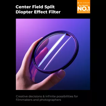 Filtru dioptrie split câmp central KF Concept 82mm Nano-B +0.5
