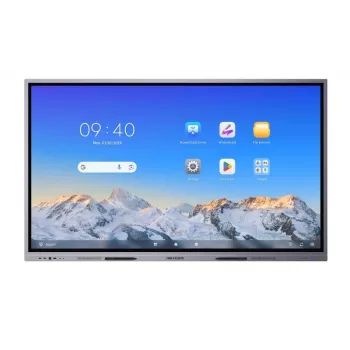 Hikvision DS-D5C86RB/A 86 inch 4K UHD Interactive Touch Display with Android 11, 8MP Camera, 8-Array Microphone, 2×15W Speakers