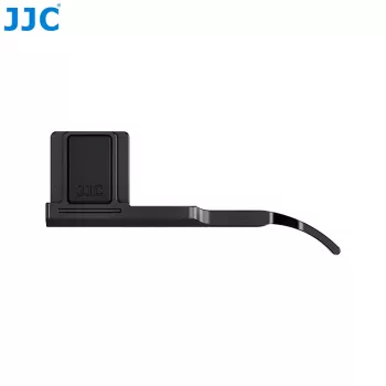 Suport pentru deget mare JJC pentru camera Fujifilm X-M5 – întăritor de prindere din aliaj de aluminiu cu montură papucă blitz, negru