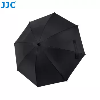 Umbrelă de ploaie pentru cameră JJC cu suport Super Clamp, cleme 63 mm, filete 1/4 inch & 3/8 inch, negru