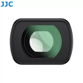 JJC Obiectiv wide-angle 0,72x pentru DJI Osmo Pocket 3 / 4, montare magnetică, sticlă optică cu tratament multistrat, Negru