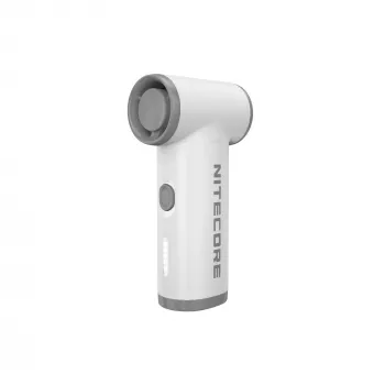 Nitecore NEF Nano Ventilator portabil Alb - reîncărcabil USB-C, 3 trepte, baterie 2500mAh