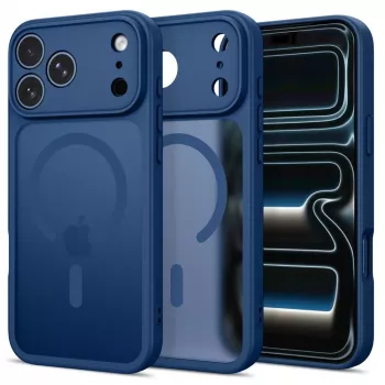 Tech-Protect Basicmag MagSafe Case for iPhone 17 Pro Max / 18 Pro Max - Matte Deep Blue