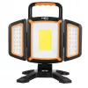 Lampă de lucru LED COB reîncărcabilă NEO TOOLS 99-125 2000lm, 20W, 6500K albă rece, 4400mAh Li-ion, USB-C, bază magnetică, IP44
