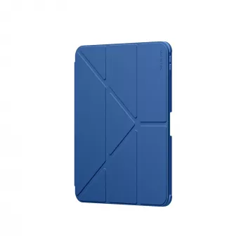 AMAZINGTHING Titan Pro Husă pentru iPad A16 11 inch cu suport rotativ 720° și suport pentru stylus - Albastru