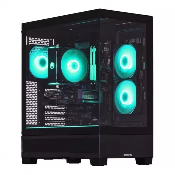 PC gaming ACN Actina View 7500F - AMD Ryzen 5 7500F, 16 GB DDR5, 500 GB NVMe SSD, Radeon RX 7600 XT 16 GB, sursă 650W, fără sistem de operare