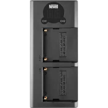 Newell DL-USB-C Încărcător cu două canale pentru NP-F550/770/970 (NL2120)