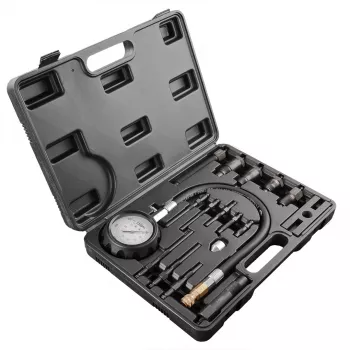 Tester de compresie diesel NEO TOOLS, set de 16 piese (0-70 bar / 0-1000 PSI)