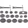 NEO TOOLS 18-Piece Manual Brake Caliper Piston Rewind Tool Kit with Case