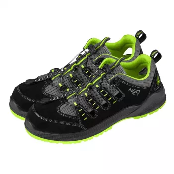NEO Tools 82-089 Work Sandals S1P SR, Steel Toe Cap, Steel Penetration-Resistant Insole, Size 39
