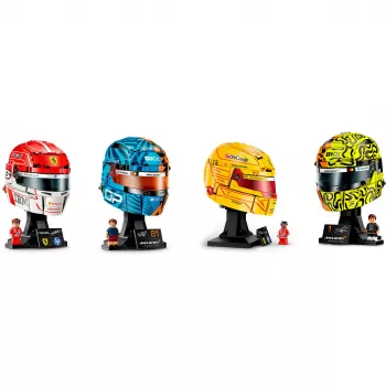 Set LEGO F1 Helmets