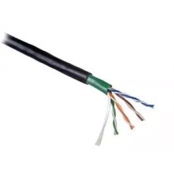 Cablu Ethernet TRACER SEVEN UTP CAT 5e exterior, cutie 305m, negru