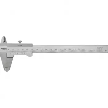 NEO TOOLS DIN-Certified Caliper, 150 mm, Stainless Steel