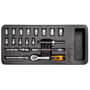 Set chei tubulare NEO TOOLS 1/4