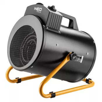 Încălzitor electric industrial NEO TOOLS 90-069 5kW, termostat reglabil, IPX4, trifazat 400V