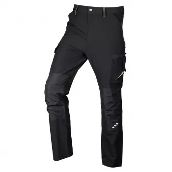 Pantaloni de lucru NEO TOOLS 81-295-1-XS Mix&Match cu elastic 4-way, negru-verde, XS