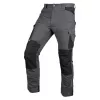 Pantaloni de lucru din canvas NEO TOOLS Mix&Match, întăriți cu Cordura, gri-negru, mărimea M