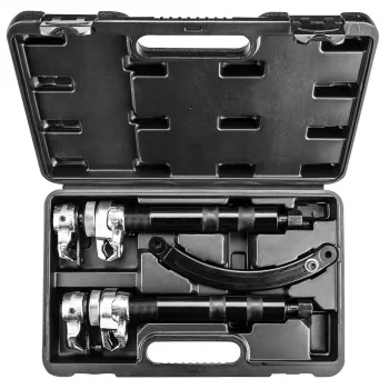 Set compresor arc elicoidal NEO TOOLS TOP-11-796, 2 piese, 370 mm, capacitate 1200 kg, cârlige forjate, oxid negru