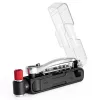 Set scule bicicletă ROCKBROS Multitool cu umflător CO2 și cheie cu clichetă - negru