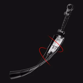 Set apărători de noroi pliabile telescopice pentru bicicletă ROCKBROS FK-810, negru