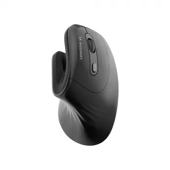 Mouse wireless vertical ergonomic WOZINSKY WWM-1076, 3600 DPI, negru