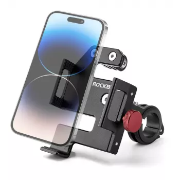 Suport de telefon cu clemă ROCKBROS 25210038101, negru
