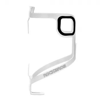 Suport bidon bicicletă ultralight din aliaj de aluminiu Rockbros BBC2504 – alb