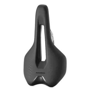 Șa sport anatomică pentru bicicletă ROCKBROS RK145 cu decupaj central, negru