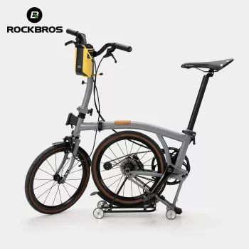 Geantă impermeabilă pentru ghidon pentru sticle Rockbros AS-162 - galbenă