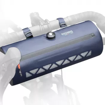Geantă impermeabilă pentru ghidon pentru bicicletă ROAD TO SKY ROCKBROS AS-144 4 l albastră