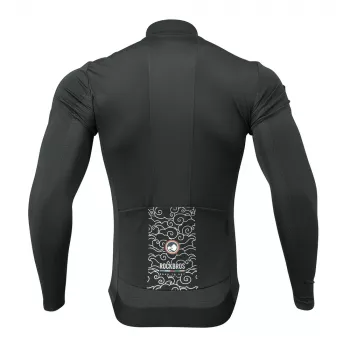 Jachetă de ciclism termică și vântoasă ROAD TO SKY ROCKBROS TLWT001 - neagră - S