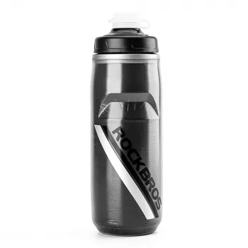 Bidon termic pentru bicicletă ROCKBROS 620 ml fără BPA Gradient negru
