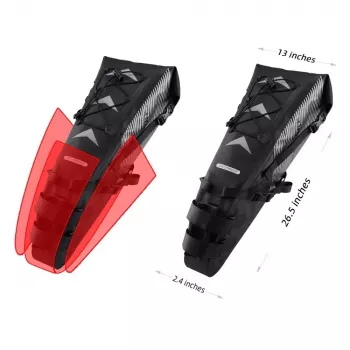 Geantă de șa pentru bicicletă ROCKBROS AS-013 10 l, neagră