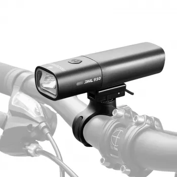 Lumină frontală pentru bicicletă ROCKBROS RHL950 950 lm cu baterie detașabilă USB-C – negru